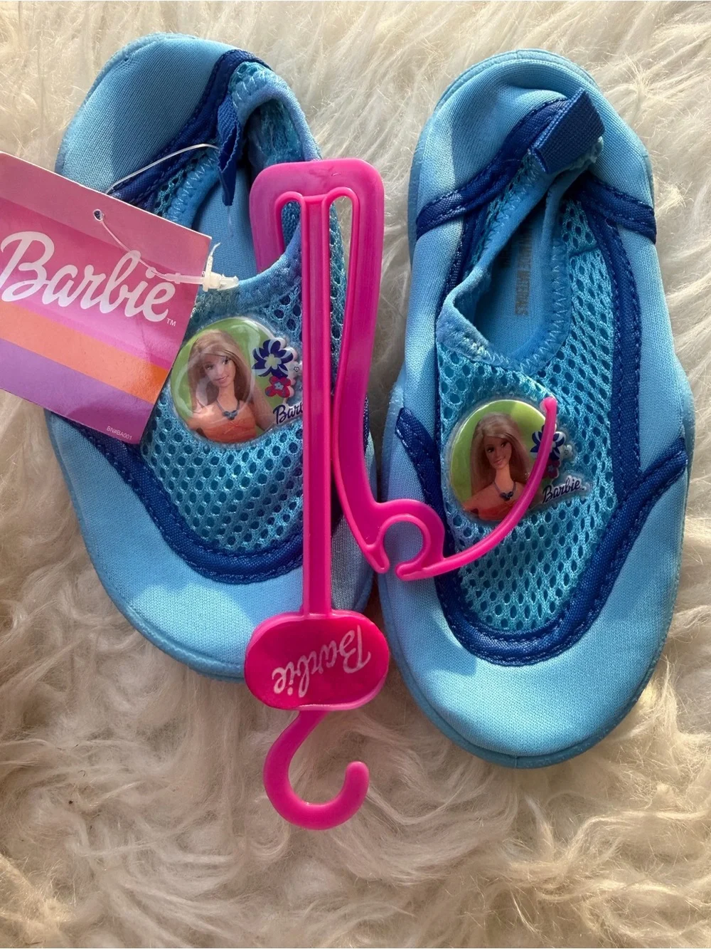 Barbie Kids' Blue Slip-On Water Shoes Y2K